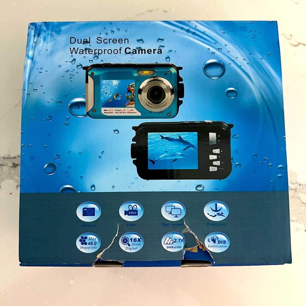 Waterproof Digital Underwater Camera. Purchased in August 2021 but never used.